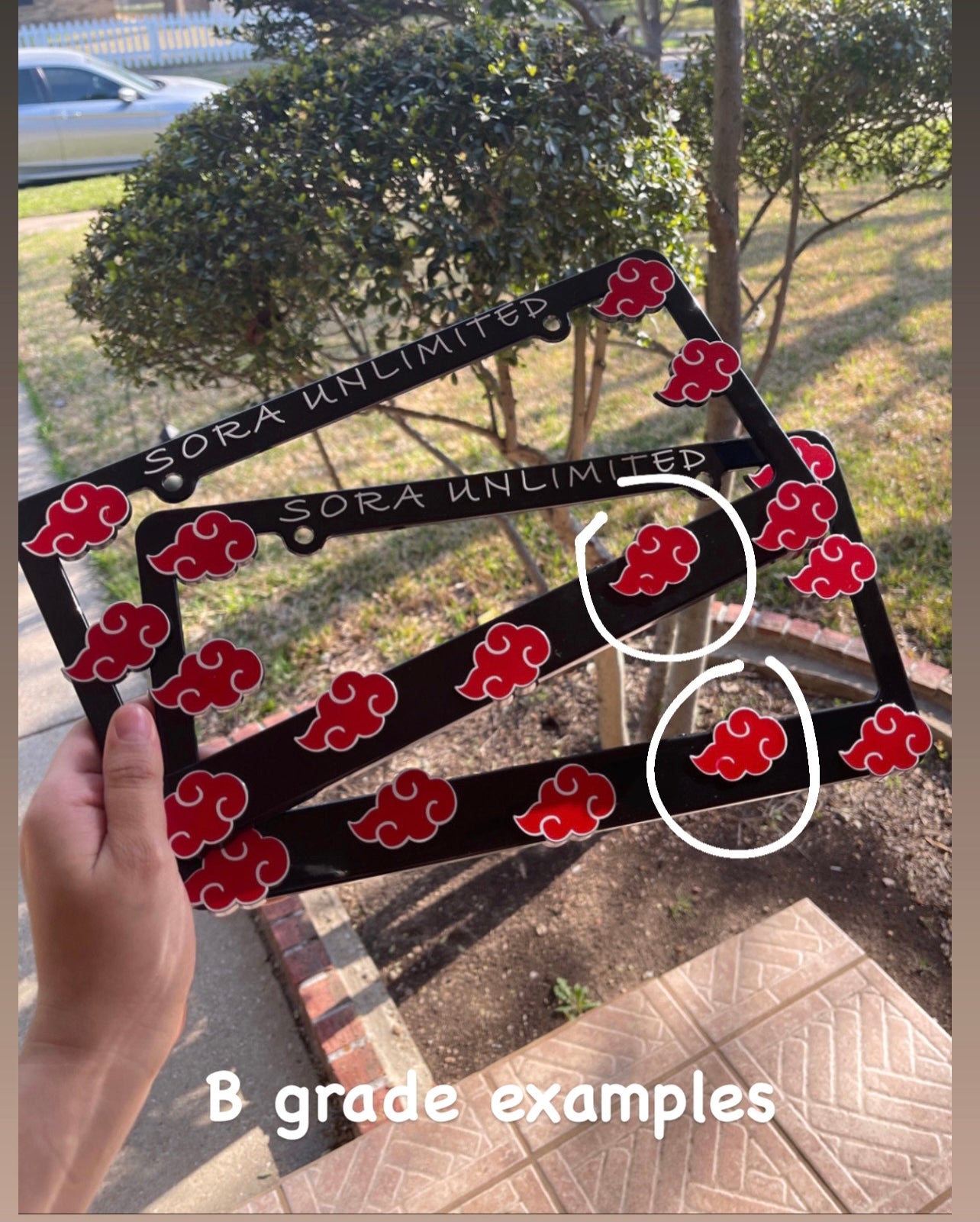 Red Akatsuki Cloud Frame