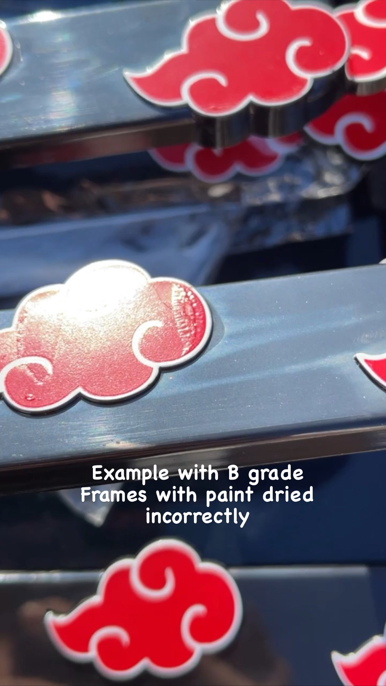 Red Akatsuki Cloud Frame