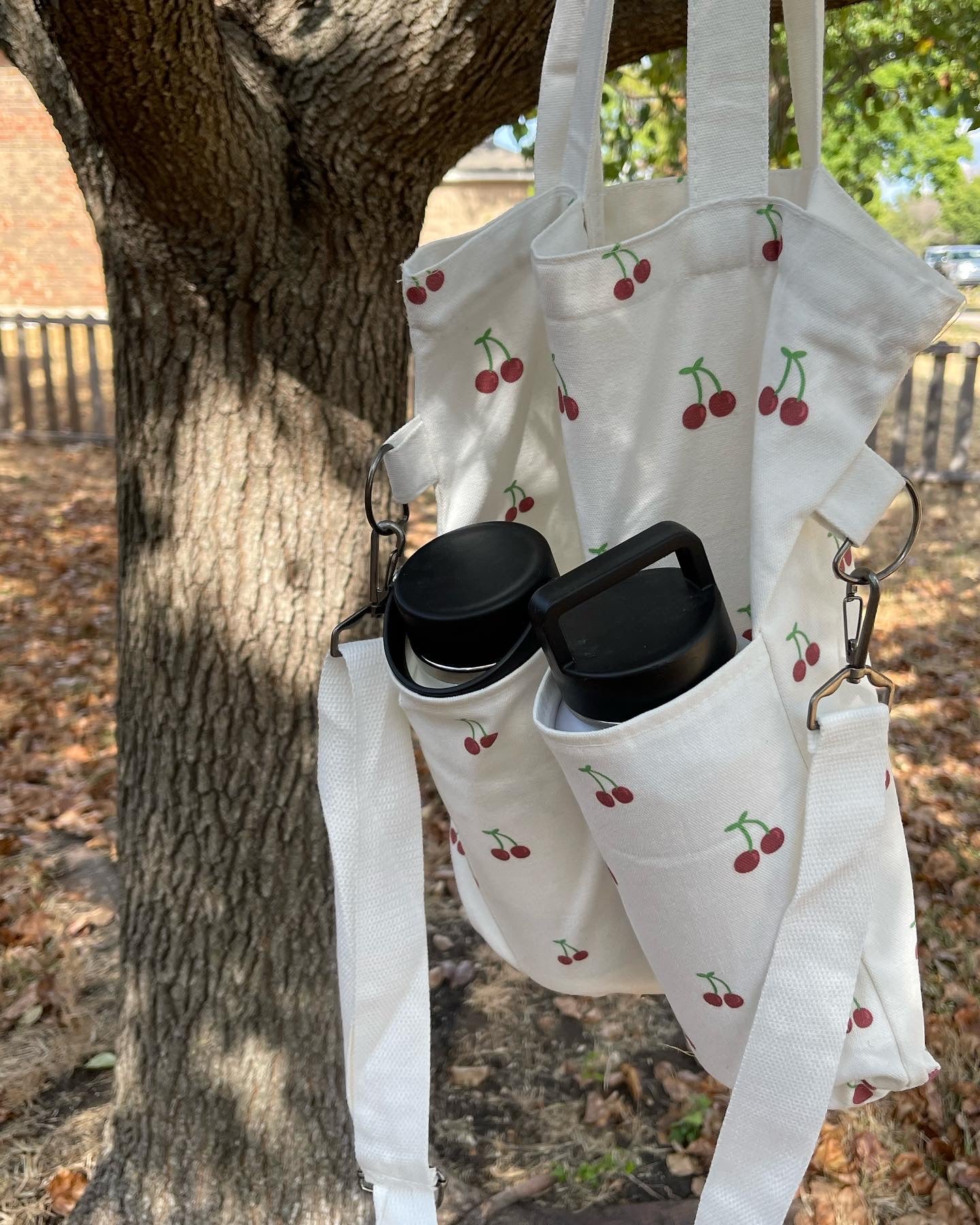 Cherry Backpack Tote