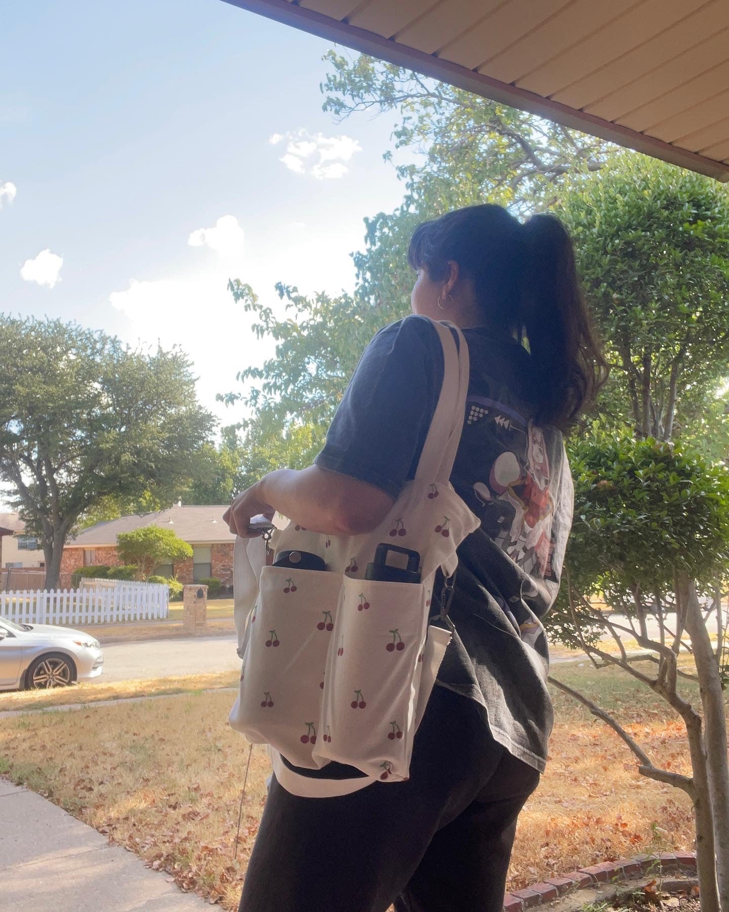 Cherry Backpack Tote