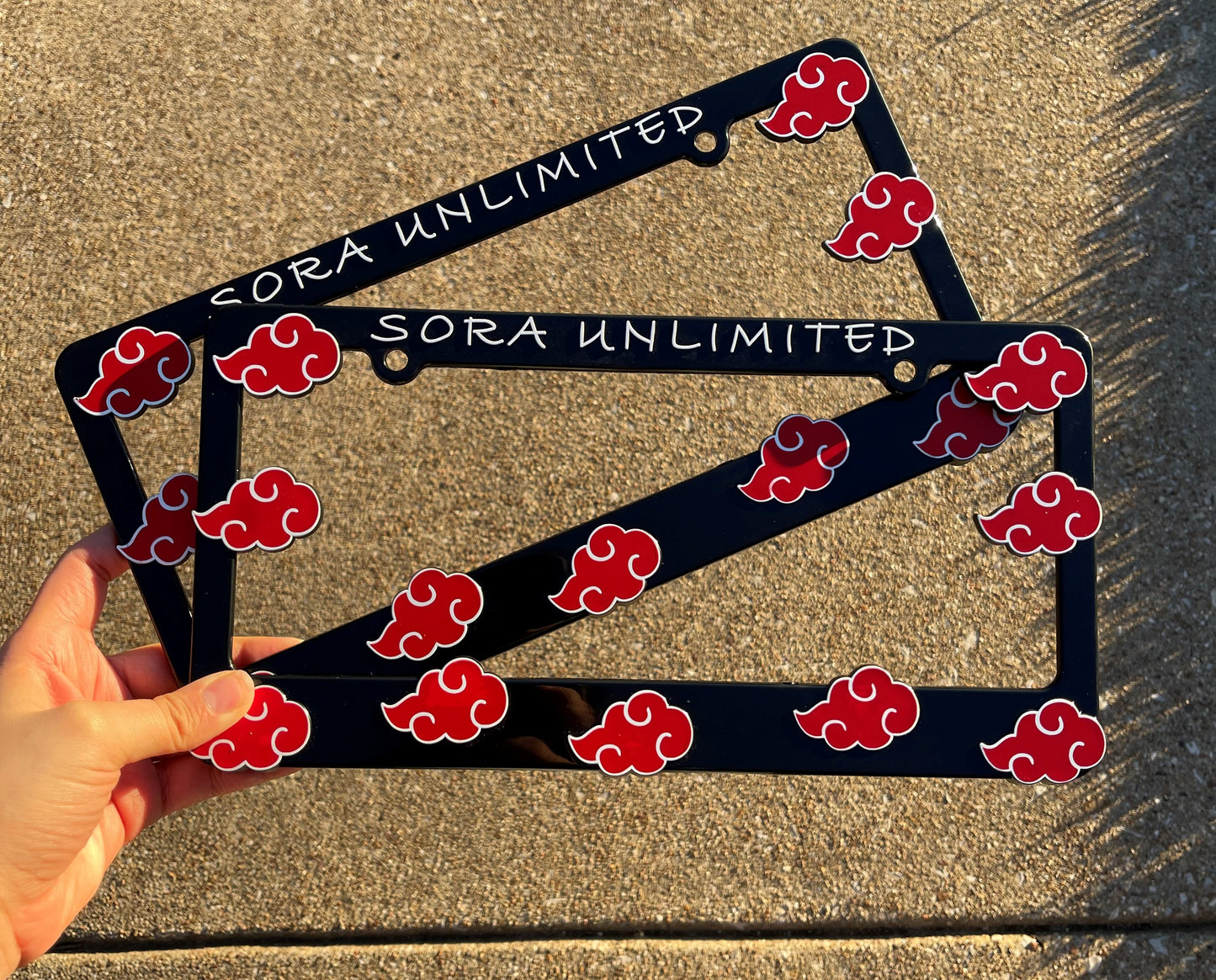 Red Akatsuki Cloud Frame