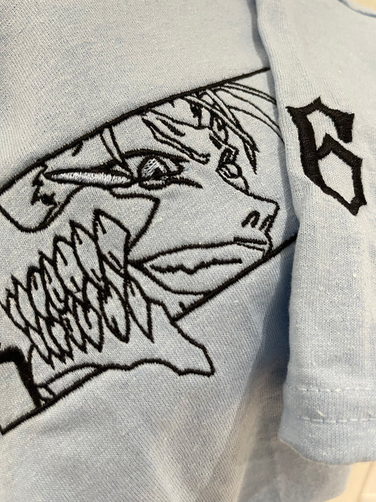 Grimmjow Jaegerjaquez In Ice blue Shirt